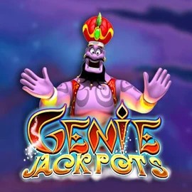 Genie Jackpots logo by Blueprint Gaming at Spinfin Casino