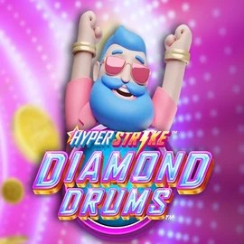 Slots logo of Hyper Strike Diamond Drums from Gameburger Studios at Spinfin Casino