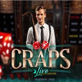 Live Craps online game logo by Evolution on spinfinn.ch