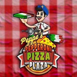Peppe’s Pepperoni Pizza Plaza slot visual from Pragmatic Play available on spinfinn.ch