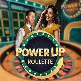 Live Casino logo of PowerUP Roulette from Pragmatic Play at Spinfin Casino