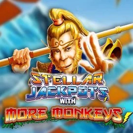 Stellar Jackpots with More Monkeys game by Lightning Box Game – logo hosted on Spinfin Casino