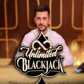 Official Live Casino logo: Unlimited Blackjack by Ezugi at Spinfin Casino
