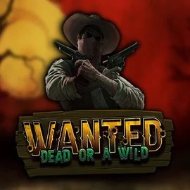 Wanted Dead or a Wild game by Hacksaw Gaming – logo hosted on Spinfin Casino